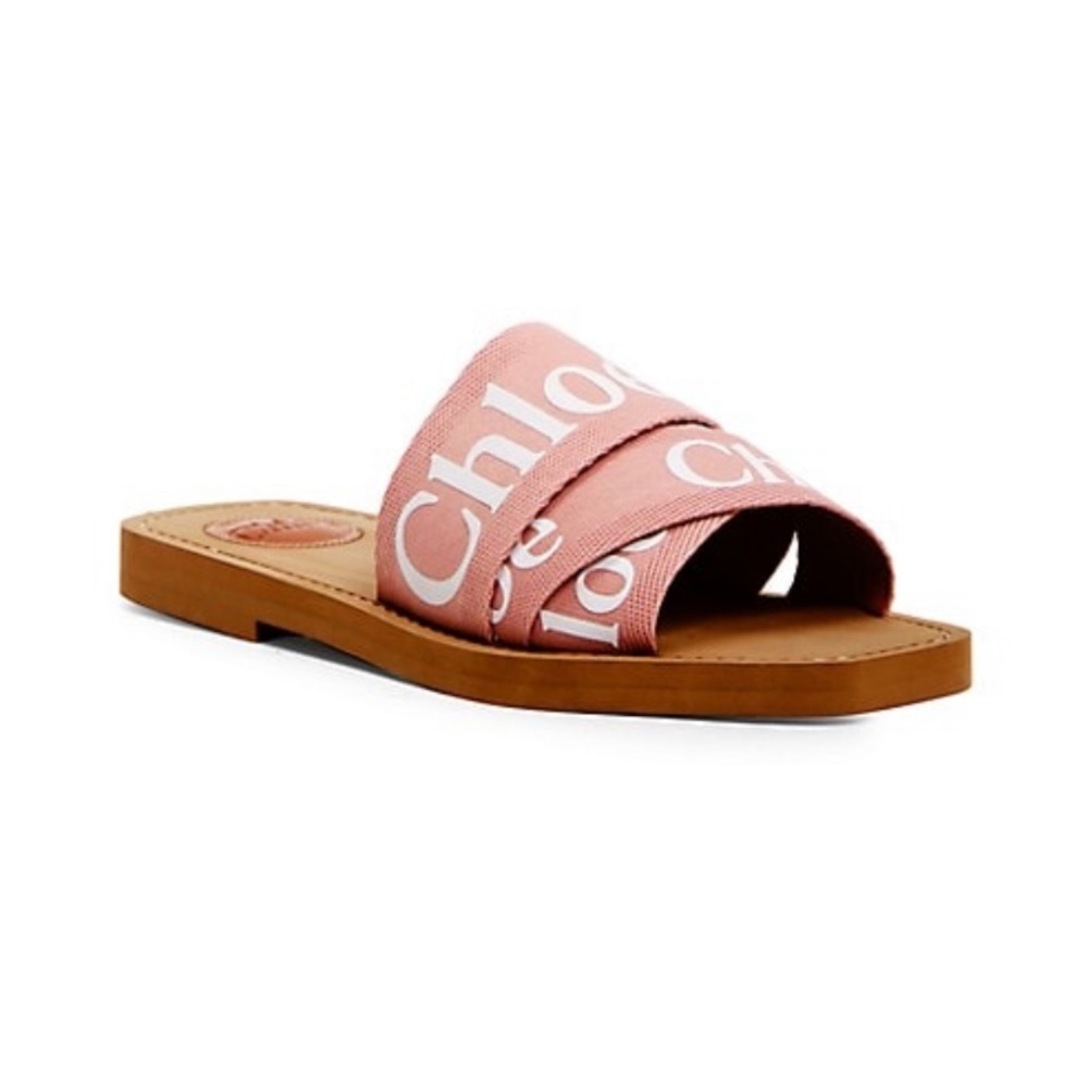Chloe Logo Slide Sandal Size 8 - Picture 1 of 7